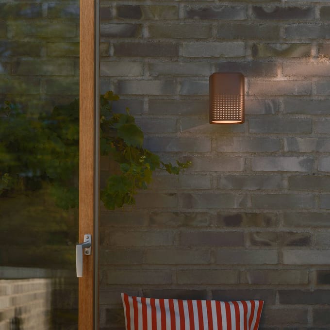Nordlux Buitenwandlamp Sidara Seaside, bruin, IP54, E27