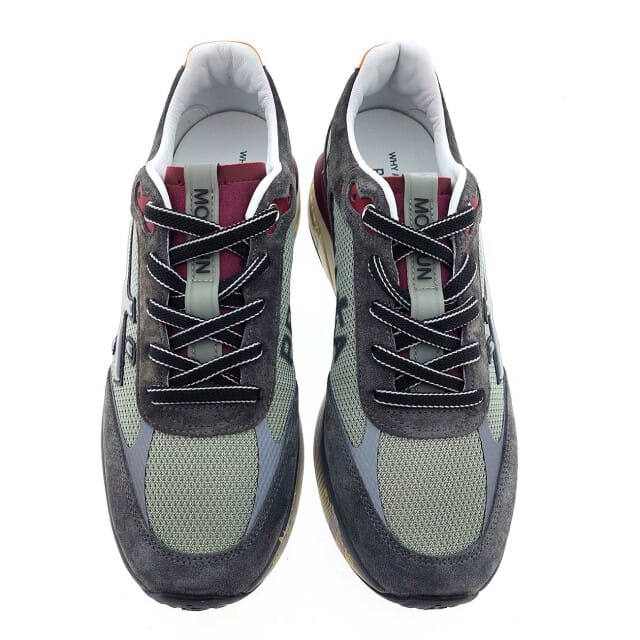 Premiata Moerun Sneakers - Suède - Heren - Grijs - Maat 44