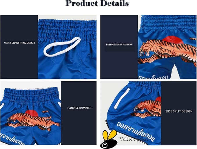 Muay Thai Shorts voor Kickboksen en MMA - Unisex Training en Workout