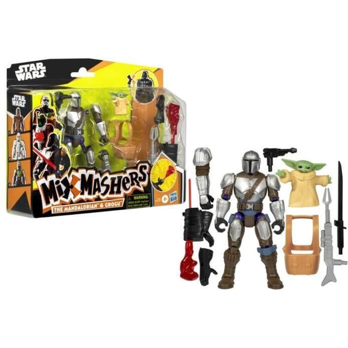 Beeldje Hasbro Star Wars Mix Mashers The Mandalorian & Grogu