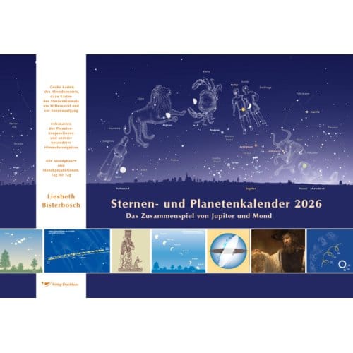 Sternen- Und Planetenkalender 2026 - Liesbeth Bisterbosch