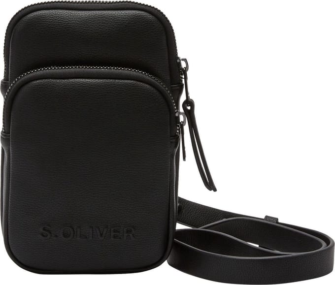 s.Oliver Schoudertas Crossbody Bag Grey / Black Zwart