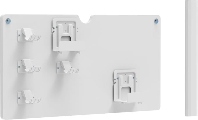 VDD Gaming - Wandplaat - Consolle opslag - Controller opslag - Game accessoires - Wit - 80 x 40 x 13,7 cm