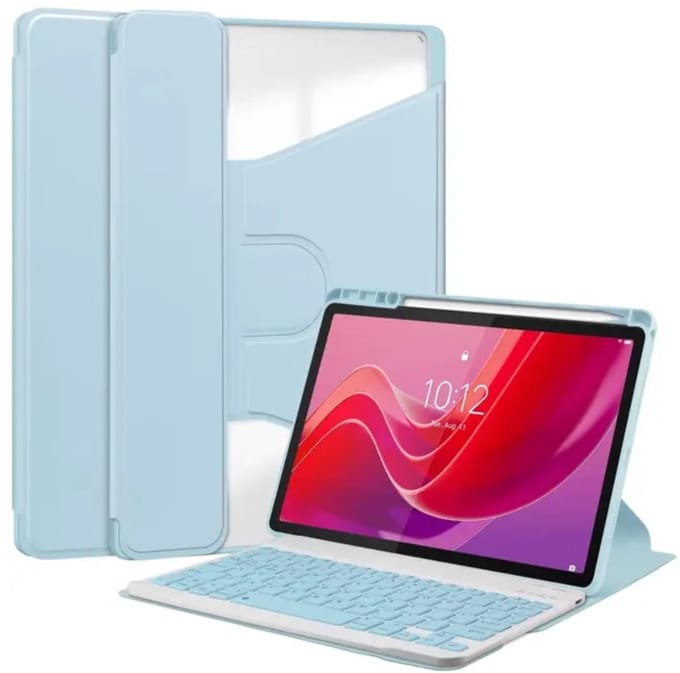 EtuiTab - Lenovo Case met Toetsenbord - Draadloos - Magneetsluiting - Blauw