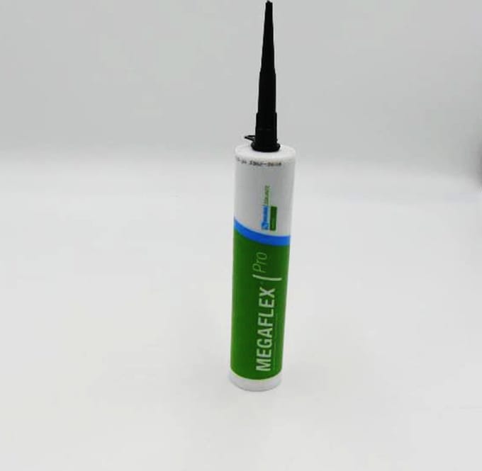 Megaflex Beglazingskit koker 290ml - zwart