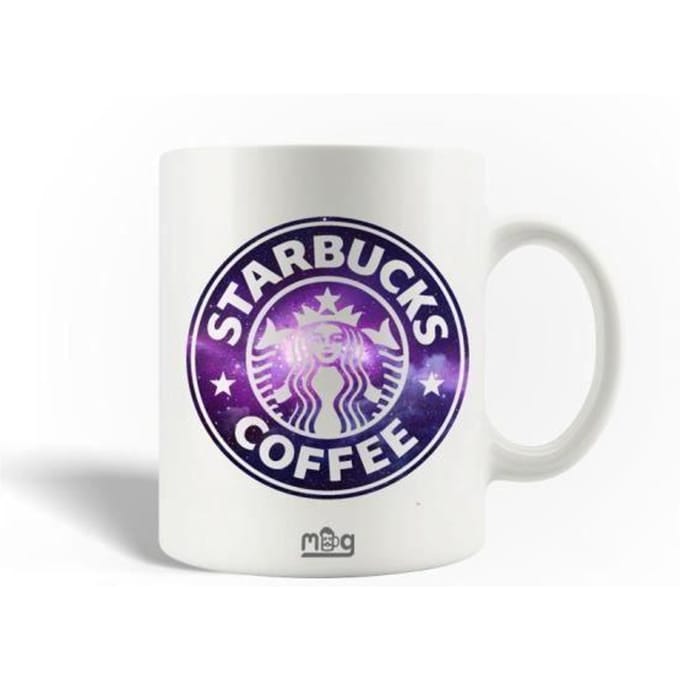 Mug en Céramique - Starbucks - Violet - 30cl - Compatible Lave-Vaisselle - 9,5cm de Hauteur