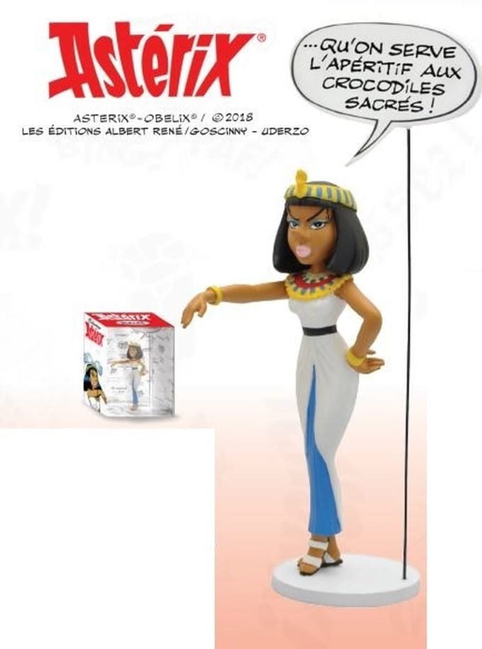 Asterix & Obelix - Cleopatra met tekstballon - Verzamelfiguur - Kunsthars - 20cm