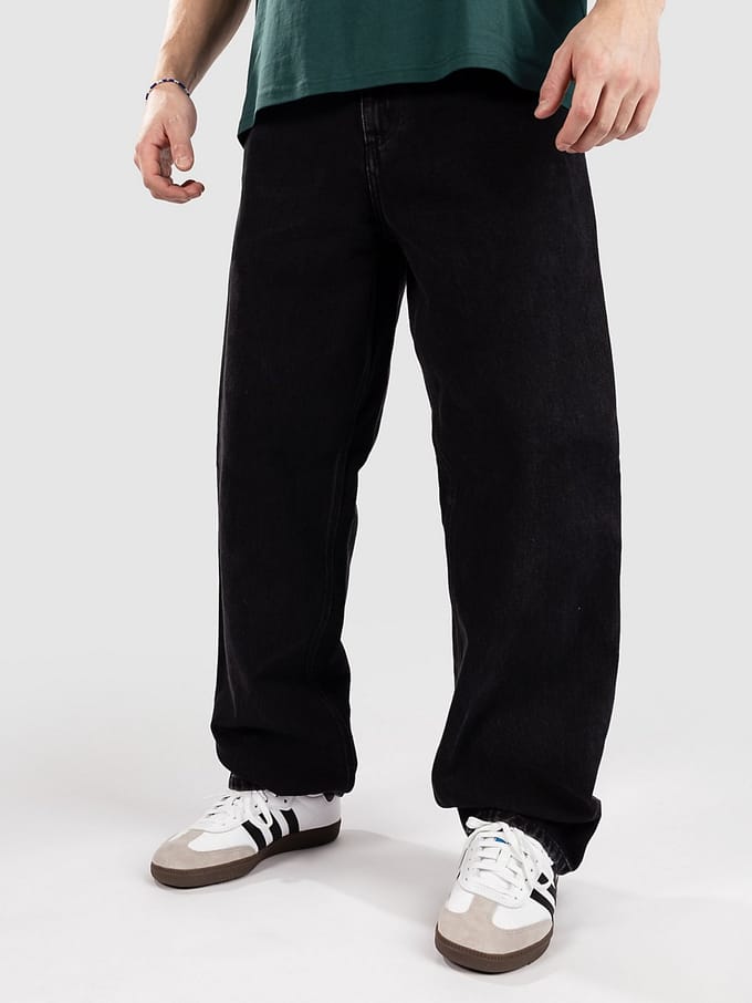 Carhartt WIP Single Knee Jeans zwart