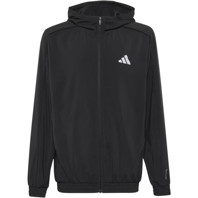 Adidas Tech Trainingspakken Kinder - Zwart - Maat 123 - 129 CM - Poly Woven