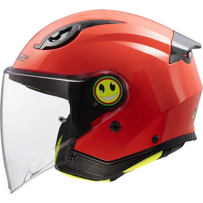 LS2 OF622 Funny II Solid Rood Kinder Jethelm - Helm