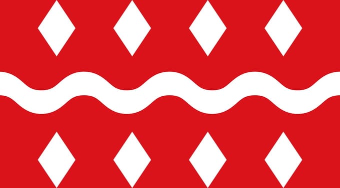 Vlag Viroinval 100x150cm