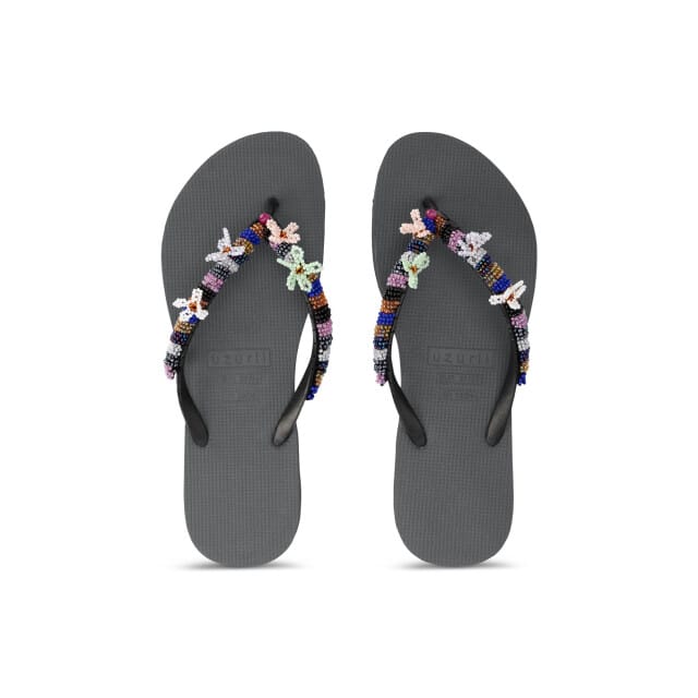 Uzurii | Teenslippers | Dames | Zilver | Maat 39/40