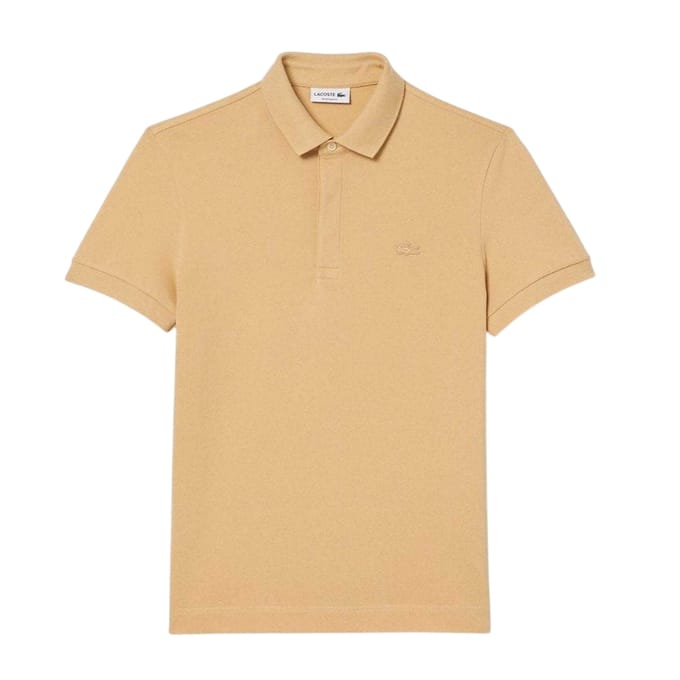 Lacoste Polo-shirt voor heren van Paris Stretch (Beige)