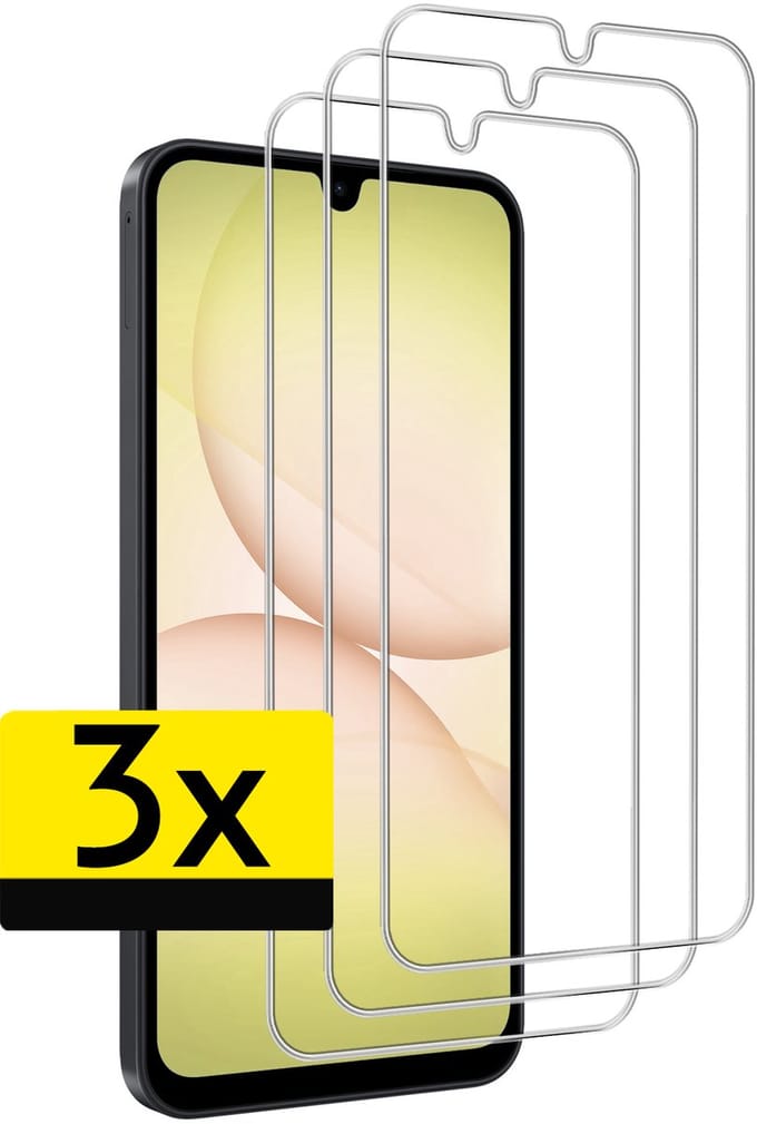 Screenprotector - Geschikt voor Samsung Galaxy A17/A18 - 3 Stuks - Extra Sterk - Beschermglas - Gehard Glas - Tempered Glass - Screen Protector