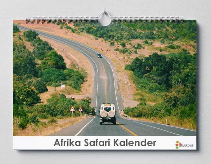 Huurdies - Verjaardagskalender - Afrika Safari- A3