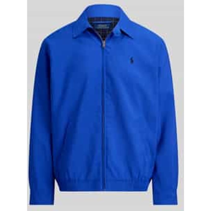 regular fit blouson met gestikt logo