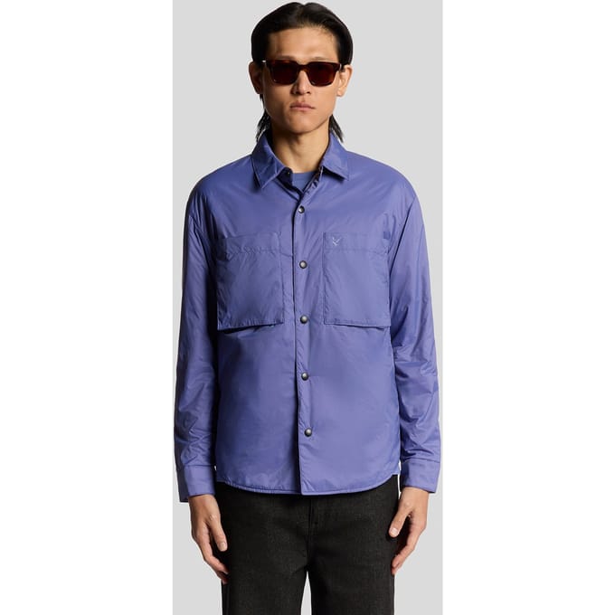 Lyle & Scott Waterdichte Geïsoleerde Overshirt - Blauw