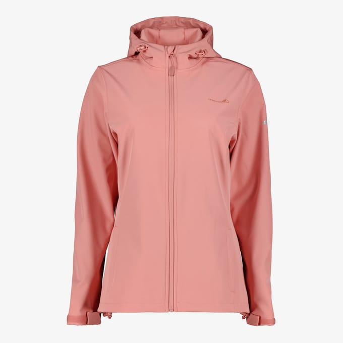 Mountain Peak dames softshell jas roze - Maat M