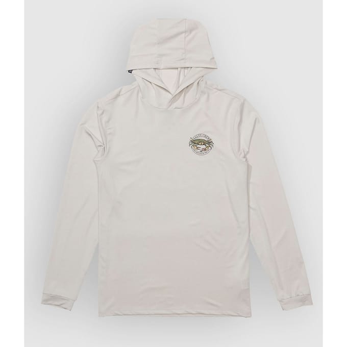 Salty Crew Jimmy Hooded Sunshirt Longsleeve Lycra grijs