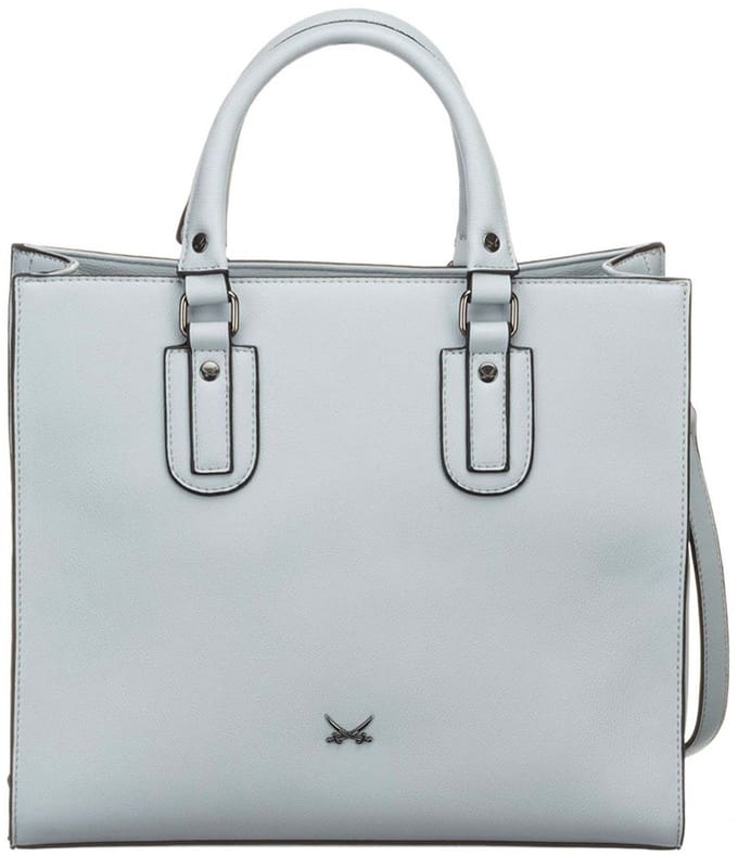 Sansibar Handtas Schoudertas Zip Bag Sky Lichtblauw