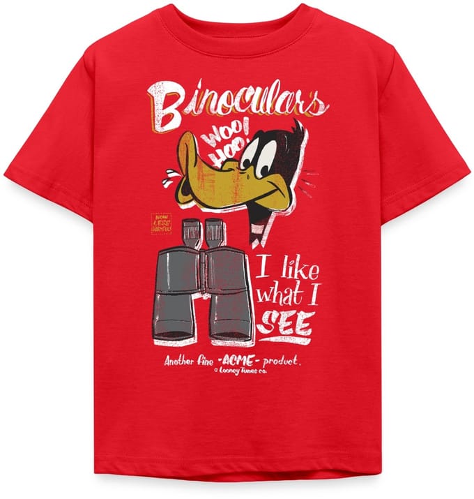 Looney Tunes Daffy Duck Binoculars T-Shirt Kinderen