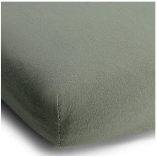 Prénatal co-sleeper/wieg hoeslaken Light Khaki Green unisex
