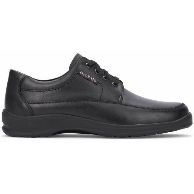Mephisto Ezard - heren veterschoen - Zwart - maat 41 (EU) 7.5 (UK)