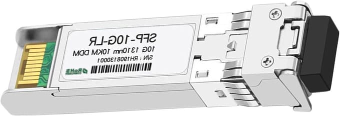 Netwerk Zendontvanger Module - SFP+ Transceiver - Lange Afstand Netwerken - Lage Machtsconsumptie - 10 km - Metaal