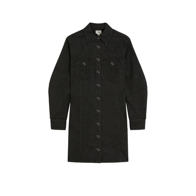 Jeanshemd jurk met lange mouwen voor dames Wrangler Barrel