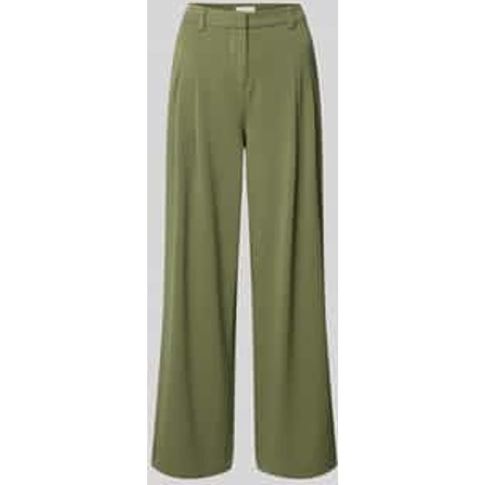 Stoffen broek met achterzakken Model 'Henrika'