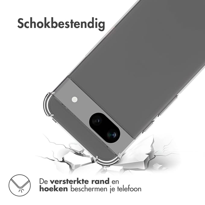imoshion Hoesje - Geschikt voor Google Pixel 8a - Shockproof Case - Transparant