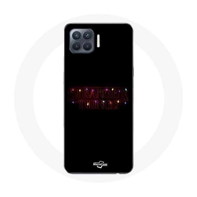 Coque pour Oppo A93 Stranger Things Affiche Logo Joyeux noël