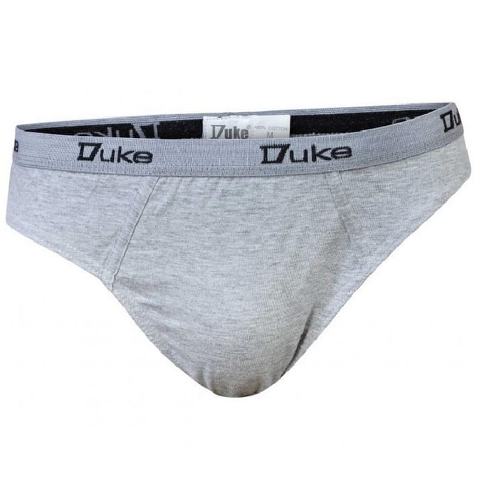 Slip Homme Duke D555 London Kingsize (Lot de 3) 8XL noir/gris