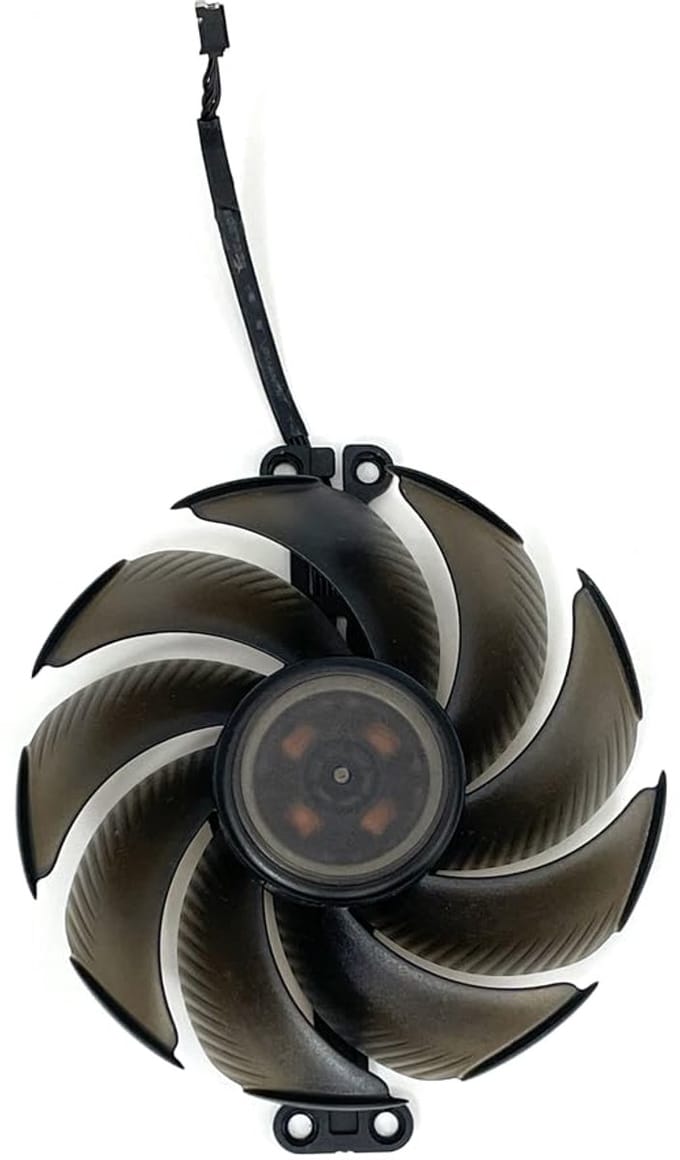 Grafische Kaart Ventilator - PC Koeler - Component Vervanging - 90mm Diameter - 100mm Montagegaten - Zwart