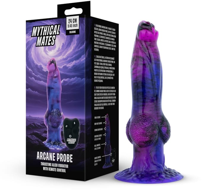 Mythical Mates - Arcane Probe Thrusting met Afstandsbediening - 24 cm