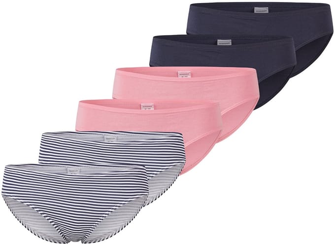 Schiesser Meisjes slip 6 pack Teens Girls 95/5 Cotton