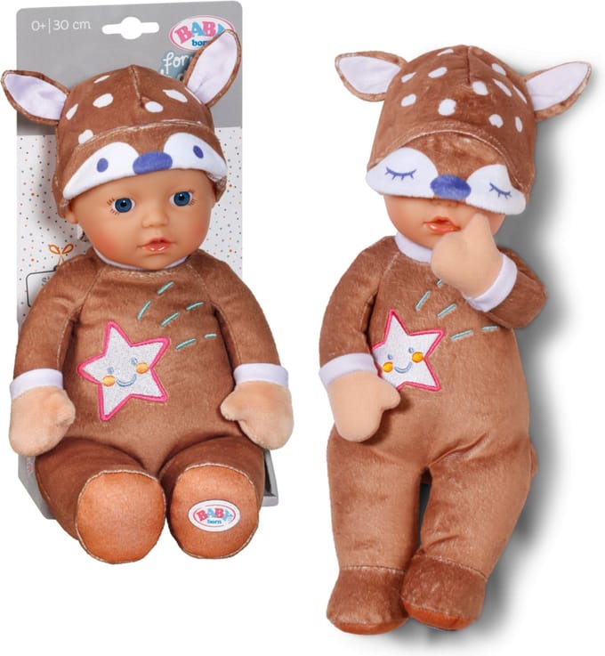BABY born Slapend Hertje - 30 cm - Babypop