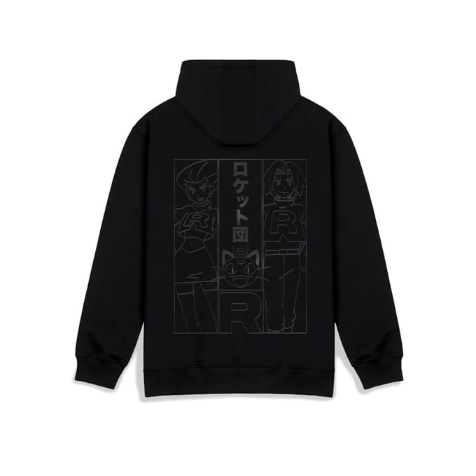 Akedo X Pokémon Team Rocket Capuchon - Zwart - L