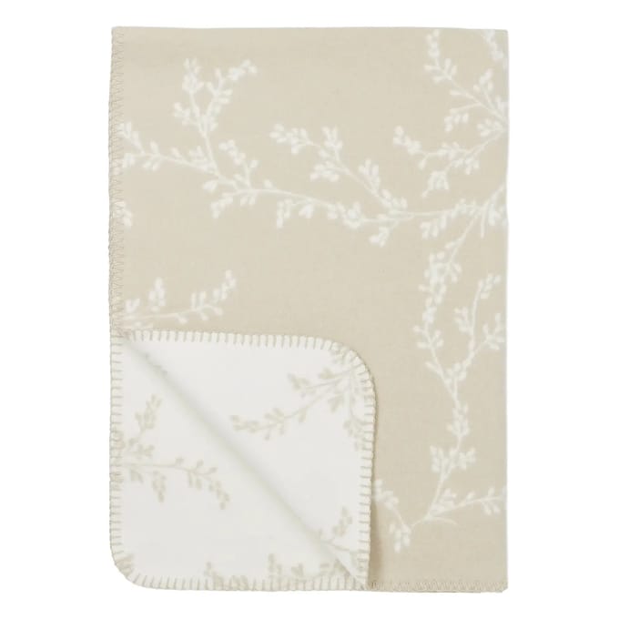 Meyco Baby Branches wiegdeken - geweven - sand - 75x100cm - 1.0 TOG