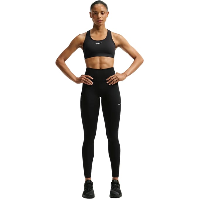 Nike One Leggings Dames - Zwart - Maat 42 - Katoen Jersey