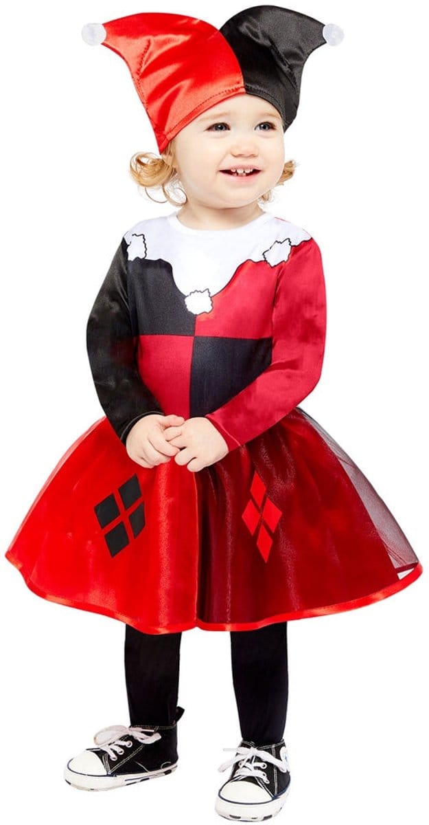 Mini harlekijn kinderkostuum