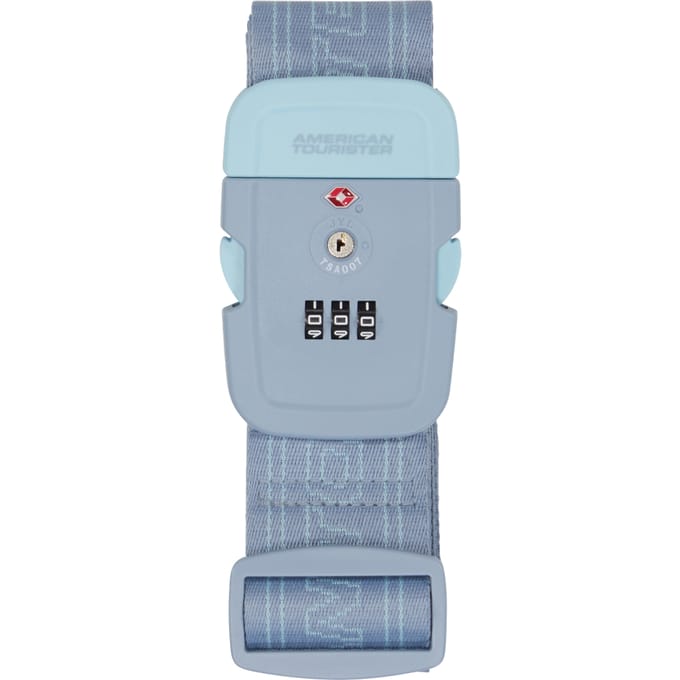 American Tourister Luggage Strap Kofferriem/TSA-slot Stone Blue/Blue