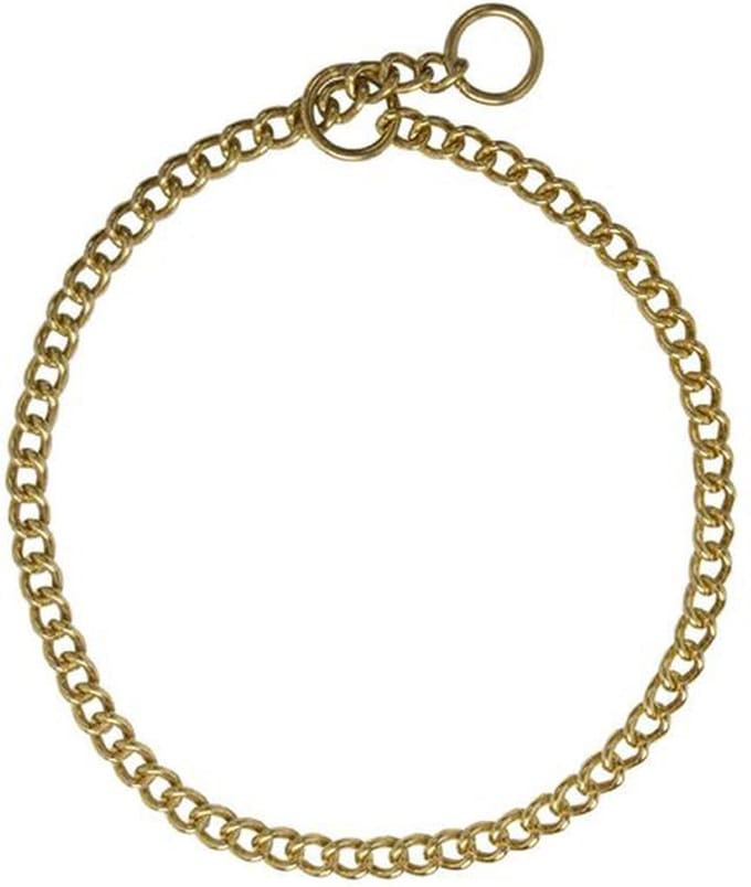 Correctieketting kleine schakel - Messing - 3,5mm x 60cm