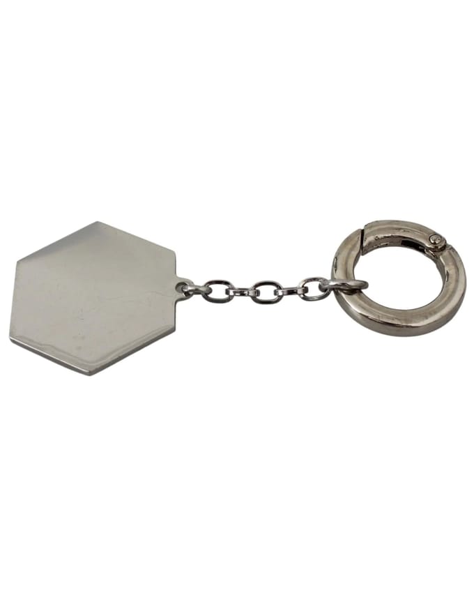 Ferre Blauwe Metalen Sleutelhanger