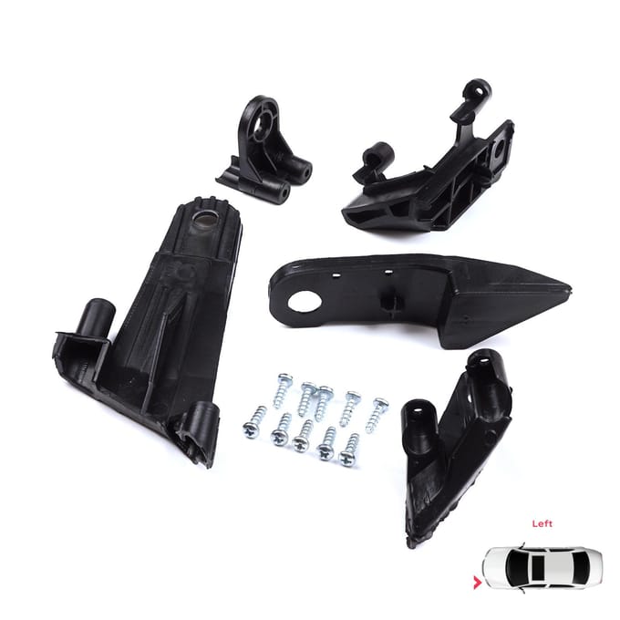 BHL565-1 Support de réparation de support de phare Ensemble d'onglets côté gauche pour Dacia Renault Duster MK2 HM 2017-2024 260609367R