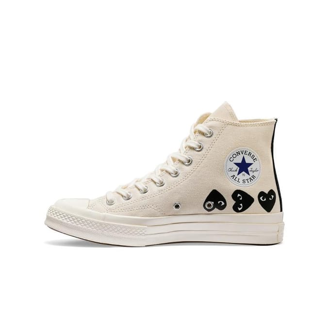 Converse Comme des Garçons Play Multi Black Heart Chuck Taylor All Star '70 High EU 39 white