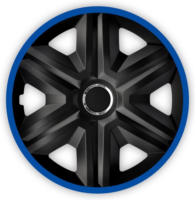 NRM FAST LUX - wieldoppen 15" - Set van 4 stuks - Blauw
