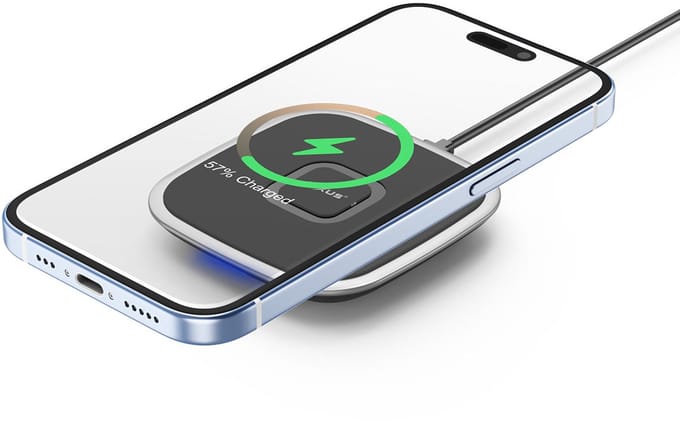 Rixus RXWC23 Otto 15W Wireless Charging Pad Black