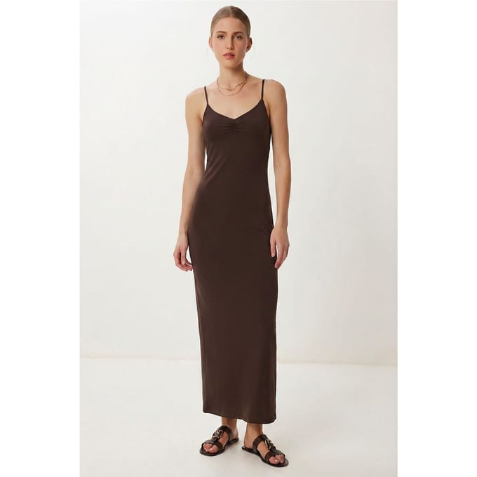 Mouwloze Bodycon Maxi Jurk