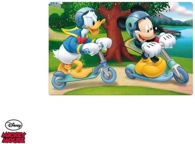 Disney 3D Placemat – Mickey Mouse & Donald Duck – Kunststof – 42x28 cm